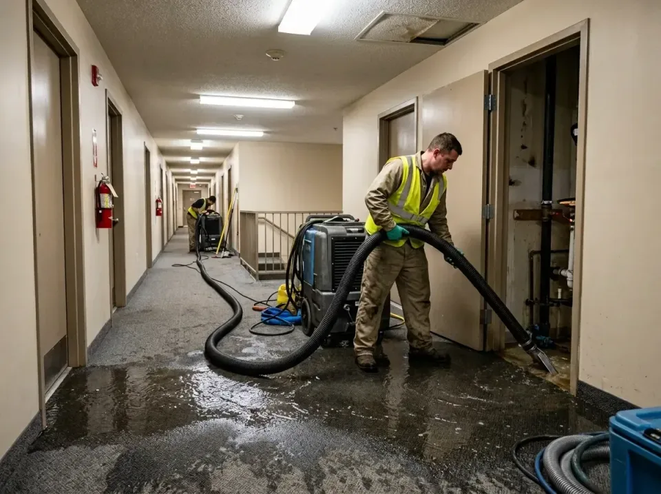 multi-unit-apartment-hallway-f-005 — frequently asked questions, Emergency Burst Pipe Water Extraction & Removal in Billings…